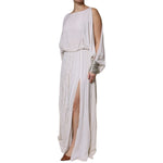Christian Pellizzari Off White Embellished Long Maxi Dress DR281418-40
