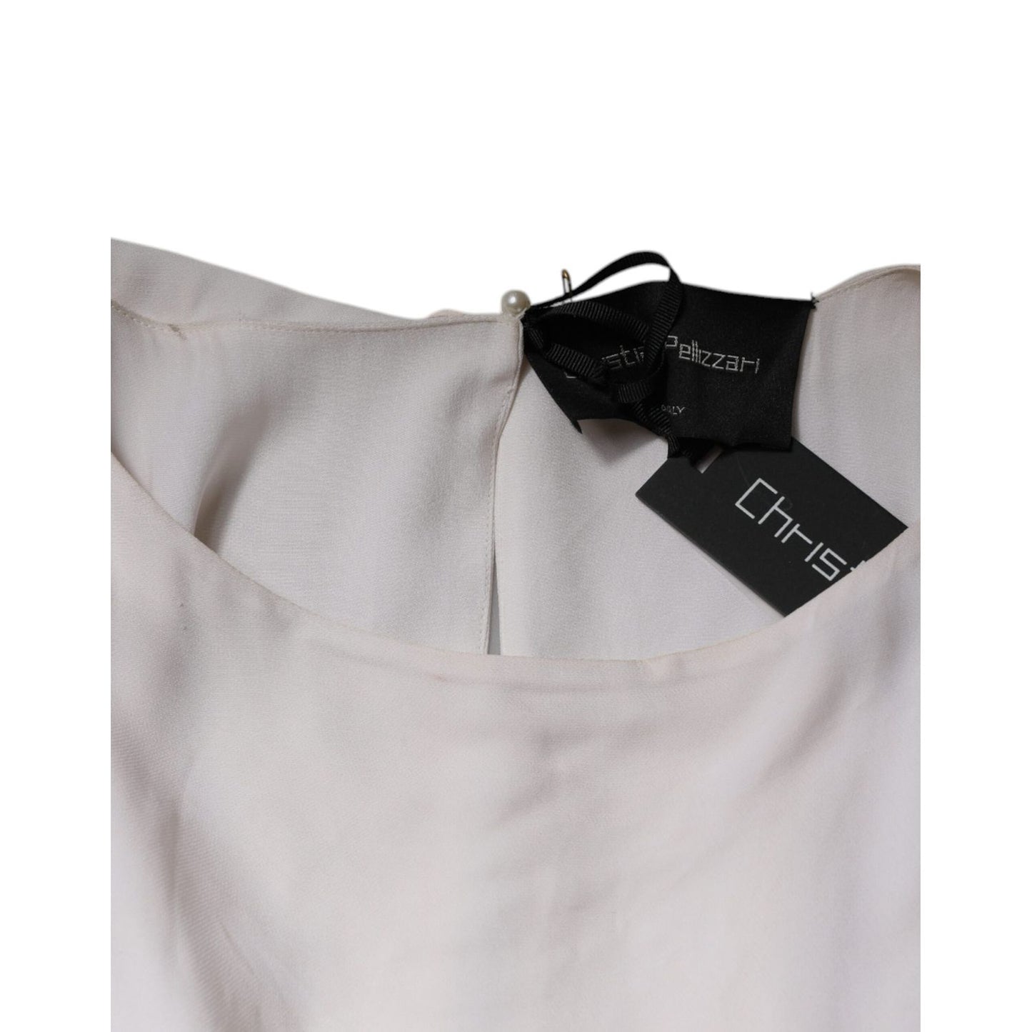 Christian Pellizzari Off White Embellished Long Maxi Dress DR281418-40