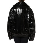 Dolce & Gabbana Black Polyester Button Down Blouson Jacket JKT4095-38