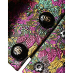 Dolce & Gabbana Multicolor Floral Jacquard Cropped Jacket JKT4101-36