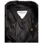 Bottega Veneta Black Leather Men Waterproof Trenchcoat Jacket JKT4070-44