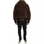 Bottega Veneta Brown Fur Lamb Shearling Coat Jacket JKT4061-48