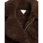 Bottega Veneta Brown Fur Lamb Shearling Coat Jacket JKT4061-48