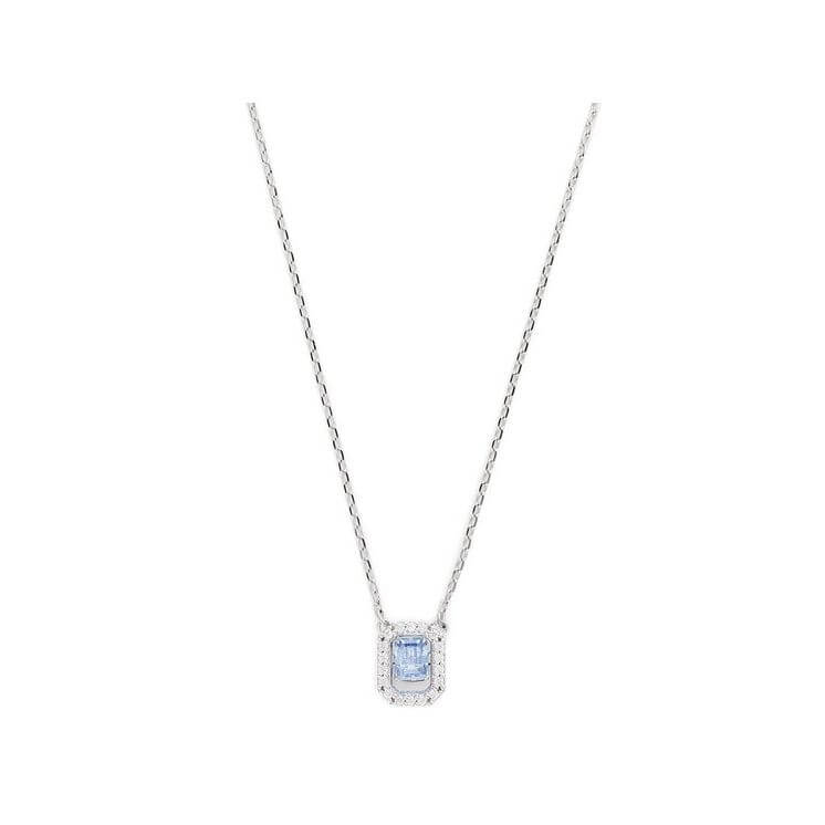 Swarovski Mod. 5614926 necklace for ladies with quartz analog movement, silver 925 material, and mineral dial. Water resistant 3 ATM.