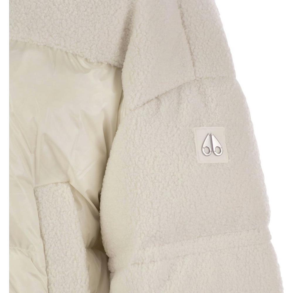 Moose Knuckles White Nylon Jackets & Coat