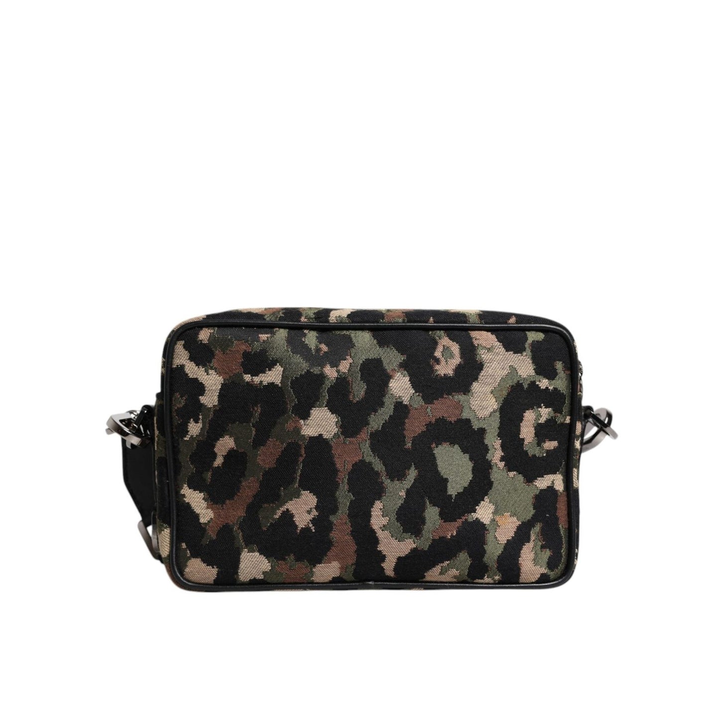 Dolce & Gabbana Multicolor Leopard Jacquard DG Logo Crossbody Bag