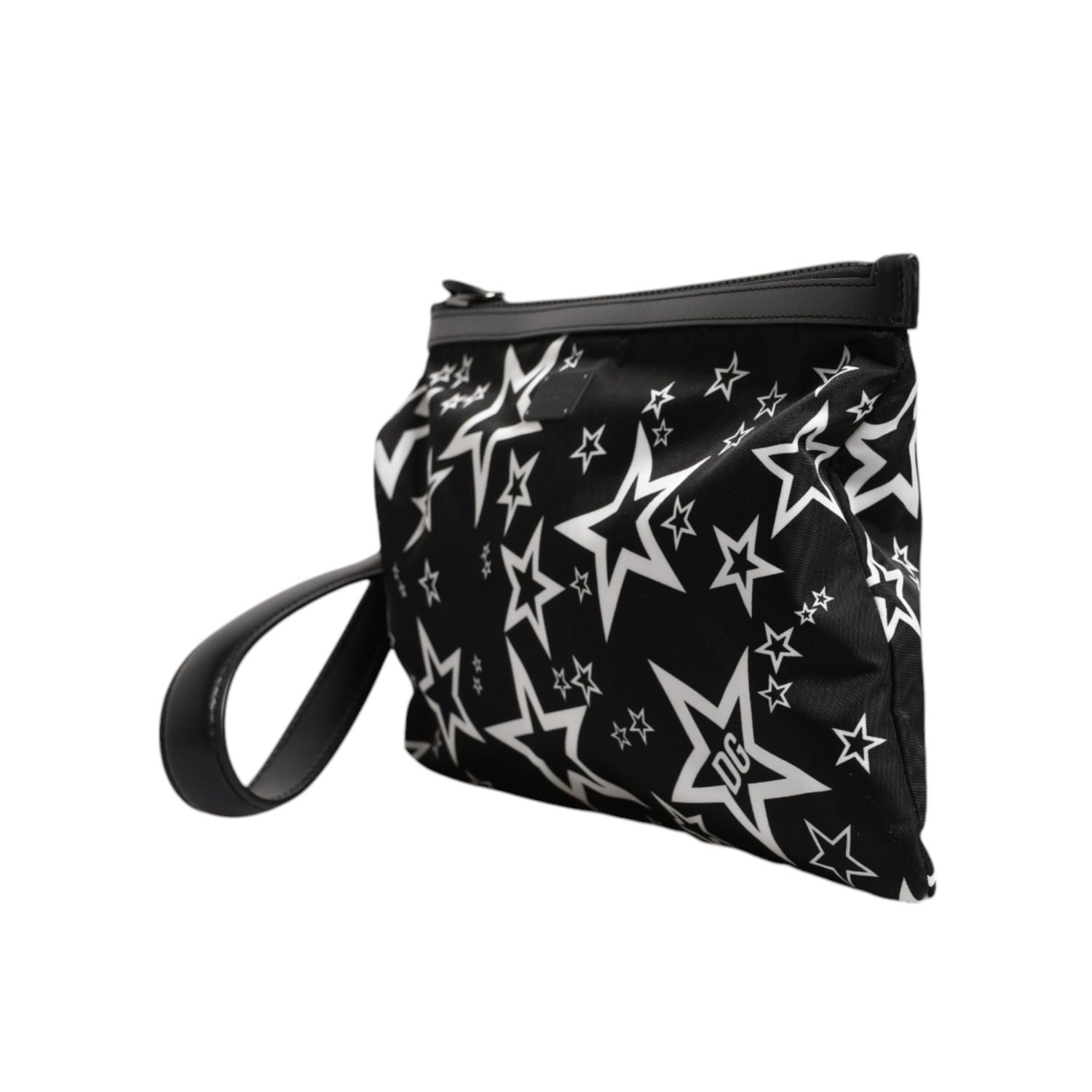 Front view with bag zipped and handles upright.