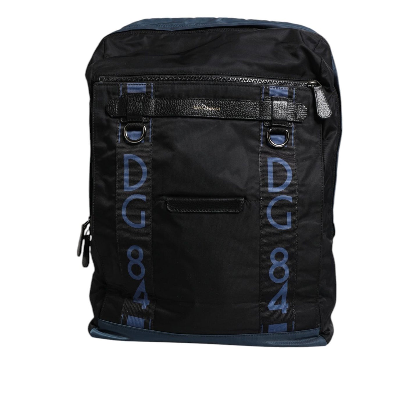 Dolce & Gabbana Black Nylon DG Logo School Backpack Bag