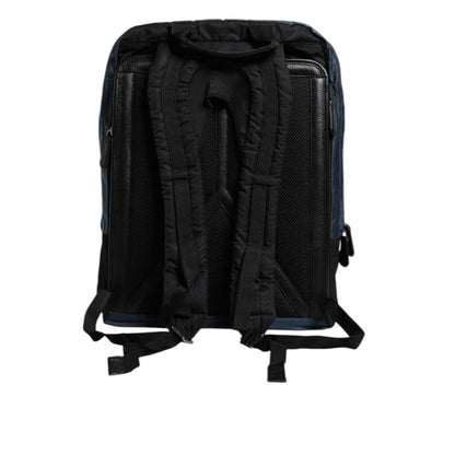 Dolce & Gabbana Black Nylon DG Logo School Backpack Bag