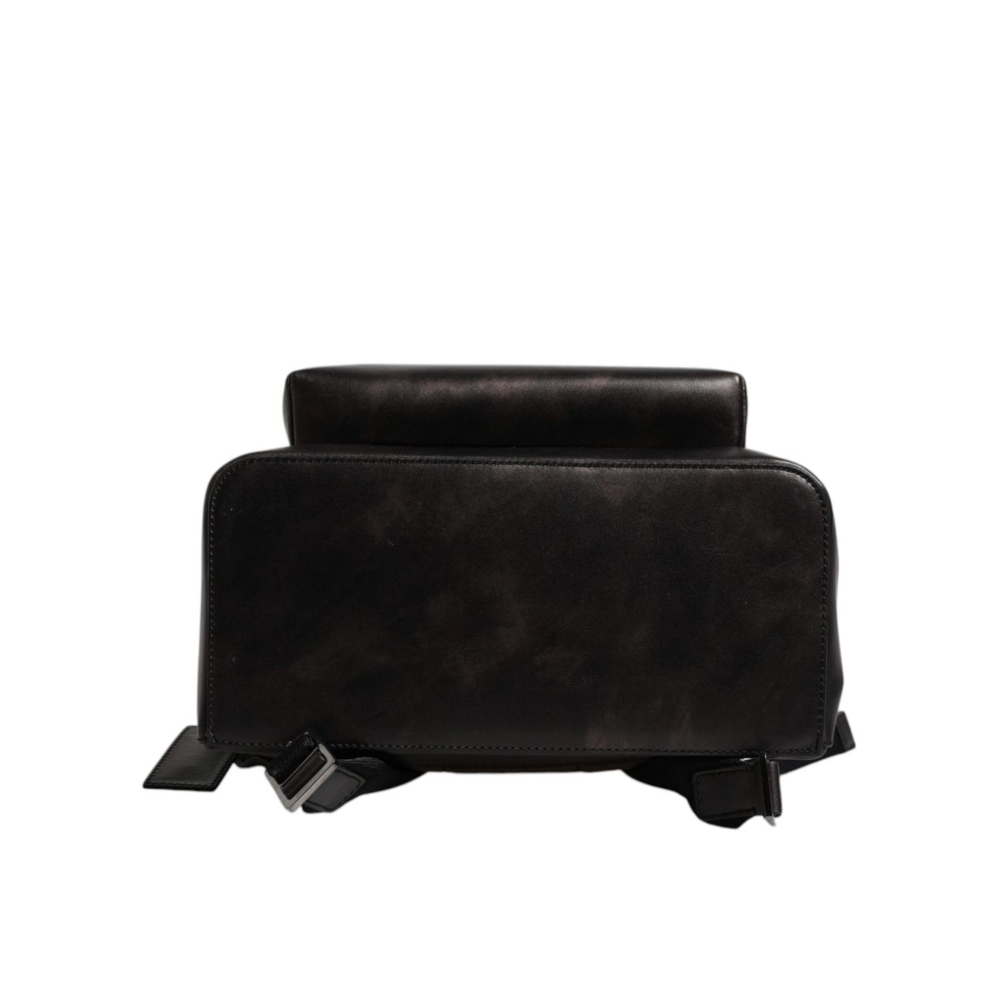 Dolce & Gabbana Bronze Leather School Travel Backpack Bag