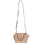 Michael Kors Peach Quilted Leather Logo Crossbody VIVIANNE Messenger Bag