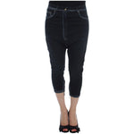 Cavalli Blue Cotton Stretch Baggy Relax Jeans SIG18157-1