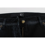 Cavalli Blue Cotton Stretch Baggy Relax Jeans SIG18157-1