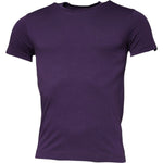 Dolce & Gabbana Violet Cotton Crew Neck Short Sleeve T-shirt
