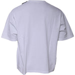 Balenciaga White Logo Cotton Jersey Crew Neck Short Sleeves T-shirt