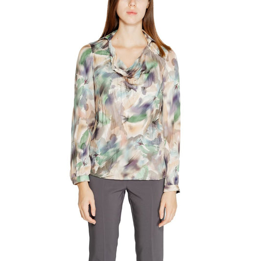 Rinascimento Green Polyester Blouse