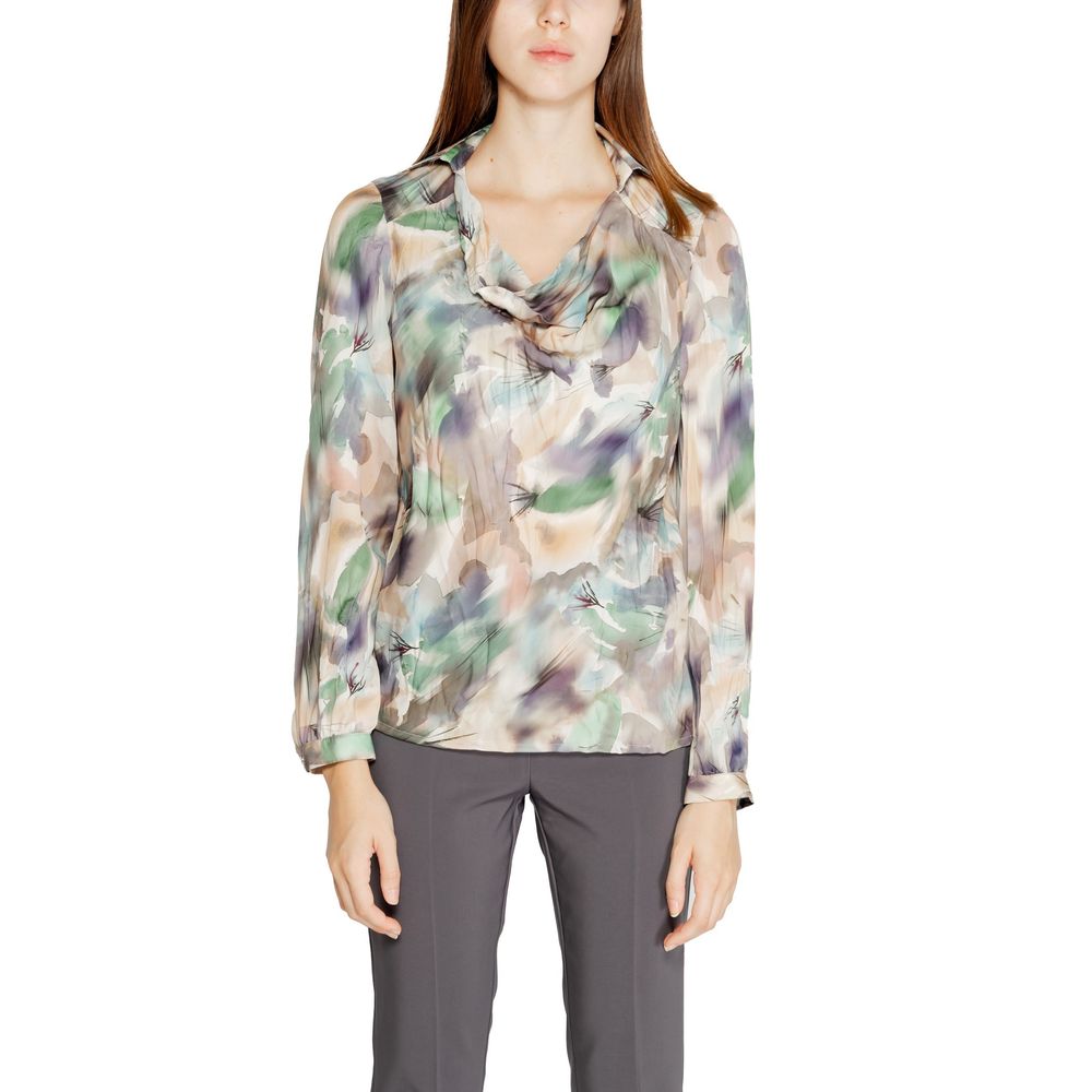 Rinascimento Green Polyester Blouse