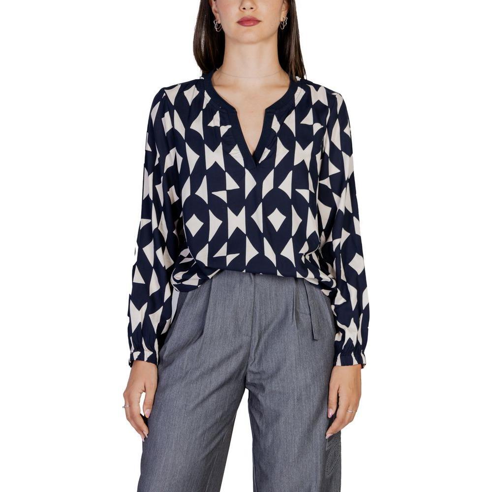 Street One Blue Viscose Blouse