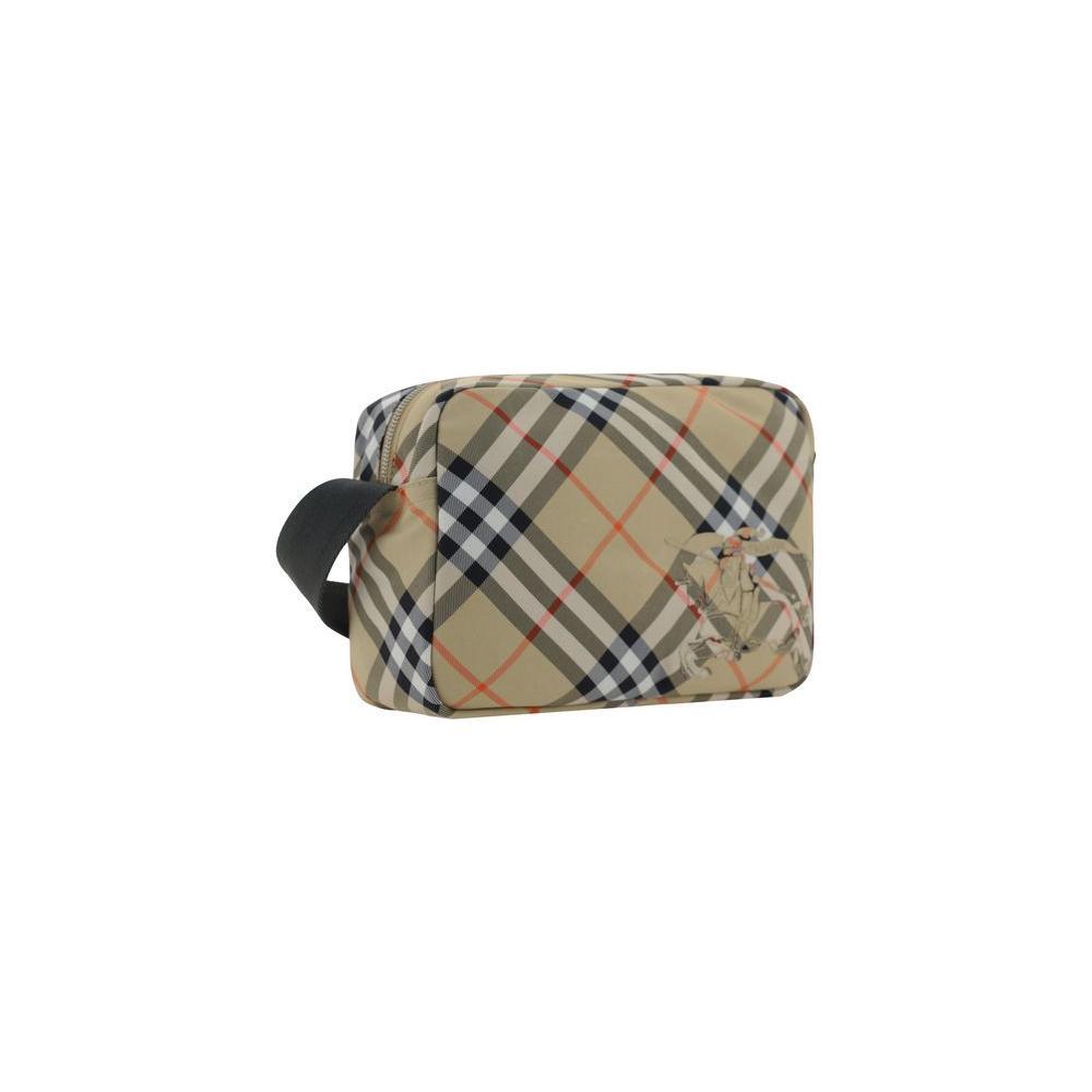 Front view with bag zipped and handles upright.