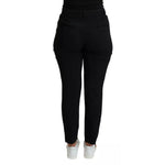 Dolce & Gabbana Black Virgin Wool Stretch Skinny Pants PAN71571-38