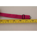 Dolce & Gabbana Pink Silk Adjustable Neck Bow Tie Men FT3515