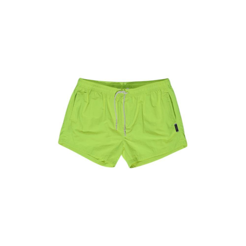 Hamaki-Ho Yellow Polyester Swim Short