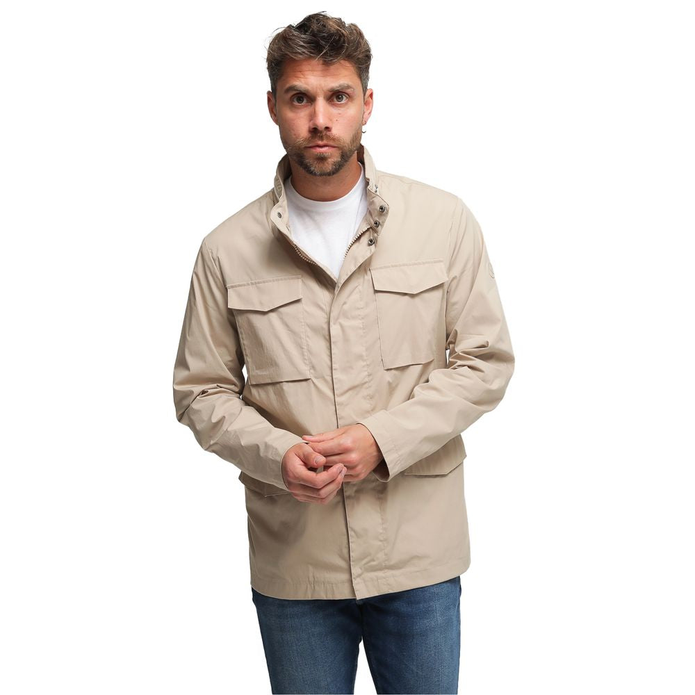 People Of Shibuya Beige Cotton Jacket PE-14514-IT46 | S
