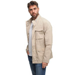 People Of Shibuya Beige Cotton Jacket PE-14514-IT46 | S