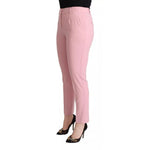 Dolce & Gabbana Pink Wool Mid Waist Tapered Pants PAN72808-40