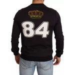 Dolce & Gabbana Black Cupid Print Hoodie Sweatshirt Sweater