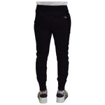 Dolce & Gabbana Black Cotton Blend Jogger Sweatpants Pants PAN74737-44