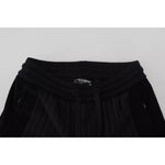 Dolce & Gabbana Black Cotton Blend Jogger Sweatpants Pants PAN74737-44
