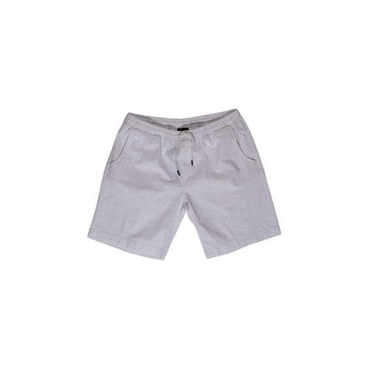 Refrigiwear White Cotton Bermuda