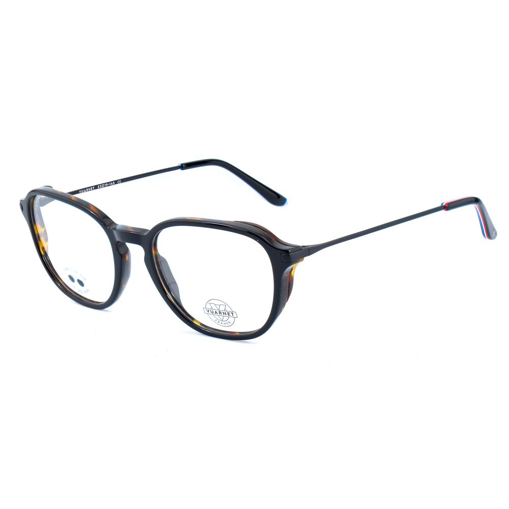 Vuarnet Black Stainless Steel Frames with 55/17/145mm measurements, model VL19040001, sleek black design for men’s eyewear.
