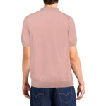 Alpha Studio Pink Cotton Polo Shirt