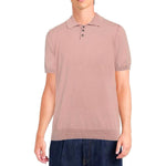 Alpha Studio Pink Cotton Polo Shirt