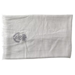 Dolce & Gabbana Gray Cashmere Wrap Shawl Fringe Scarf MS7060