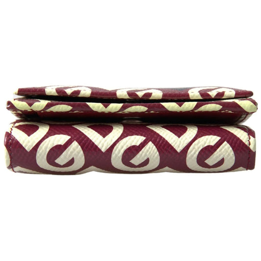 Dolce & Gabbana Multicolor DG Logo Mania French Flap Leather Wallet