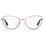 Love Moschino Gold Metal Frames