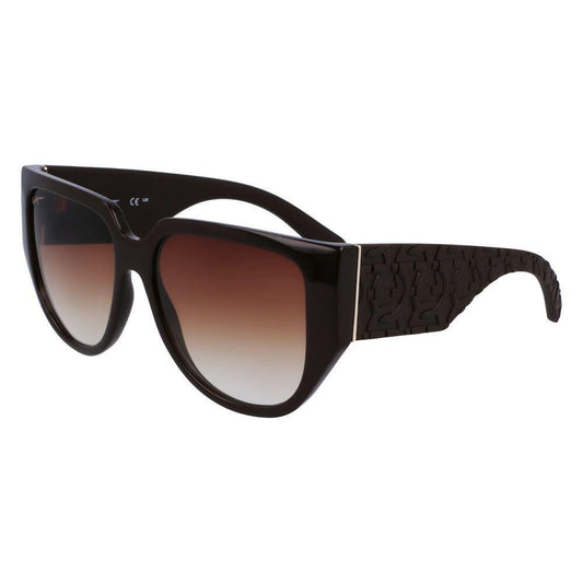 Ferragamo Brown Bio Injected Sunglasses FESF1088SE208AC
