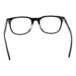 Ermenegildo Zegna Black Men Glasses Frame, full-rim acetate frame, demo lenses, rectangular style, 53-20-145 dimensions