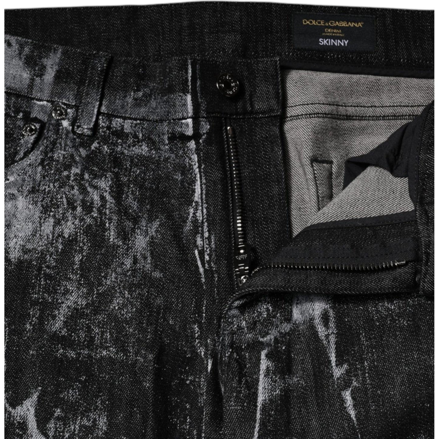 Dolce & Gabbana Multicolor Cotton Tie Dye Skinny Denim Jeans PAN75921-52