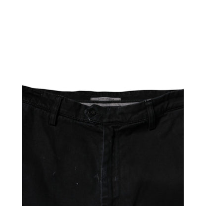 Dolce & Gabbana Black HOUSTON Men Cropped Denim Jeans