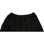Dolce & Gabbana Black Wool Knitted Skinny Pants