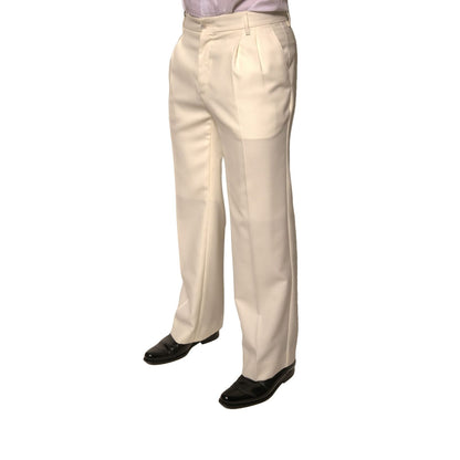 Dolce & Gabbana Off White Straight Dress Pants