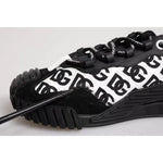 Dolce & Gabbana Black Logo Nylon Low Top NS1 Sneakers Shoes MV6683-45