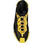 Dolce & Gabbana Black Yellow Low Top NS1 Sneakers Shoes