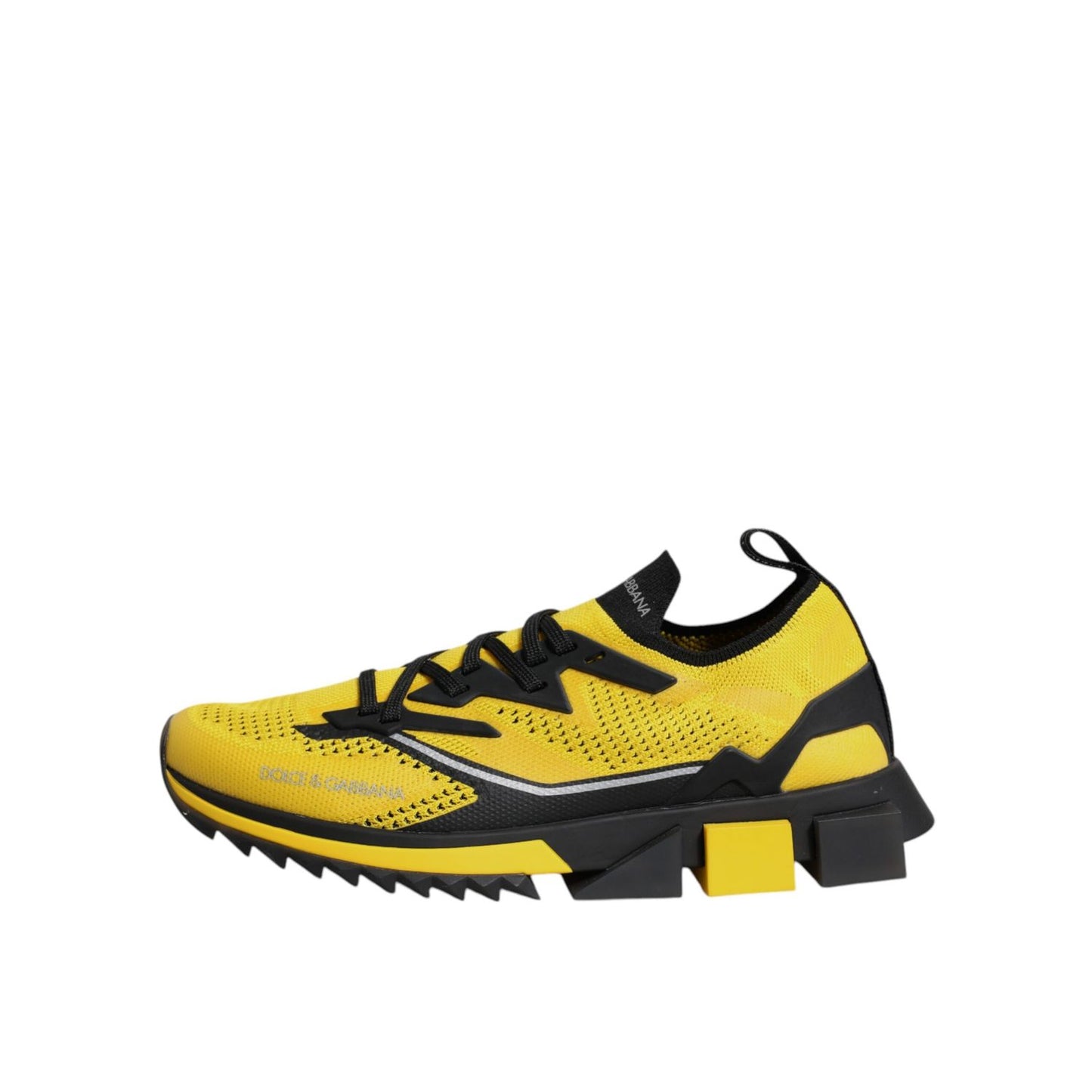 Dolce & Gabbana Yellow SORRENTO Sport Stretch Sneakers Shoes