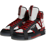 Dolce & Gabbana Multicolor Leather High Top Sneakers Shoes MV6805-40.5