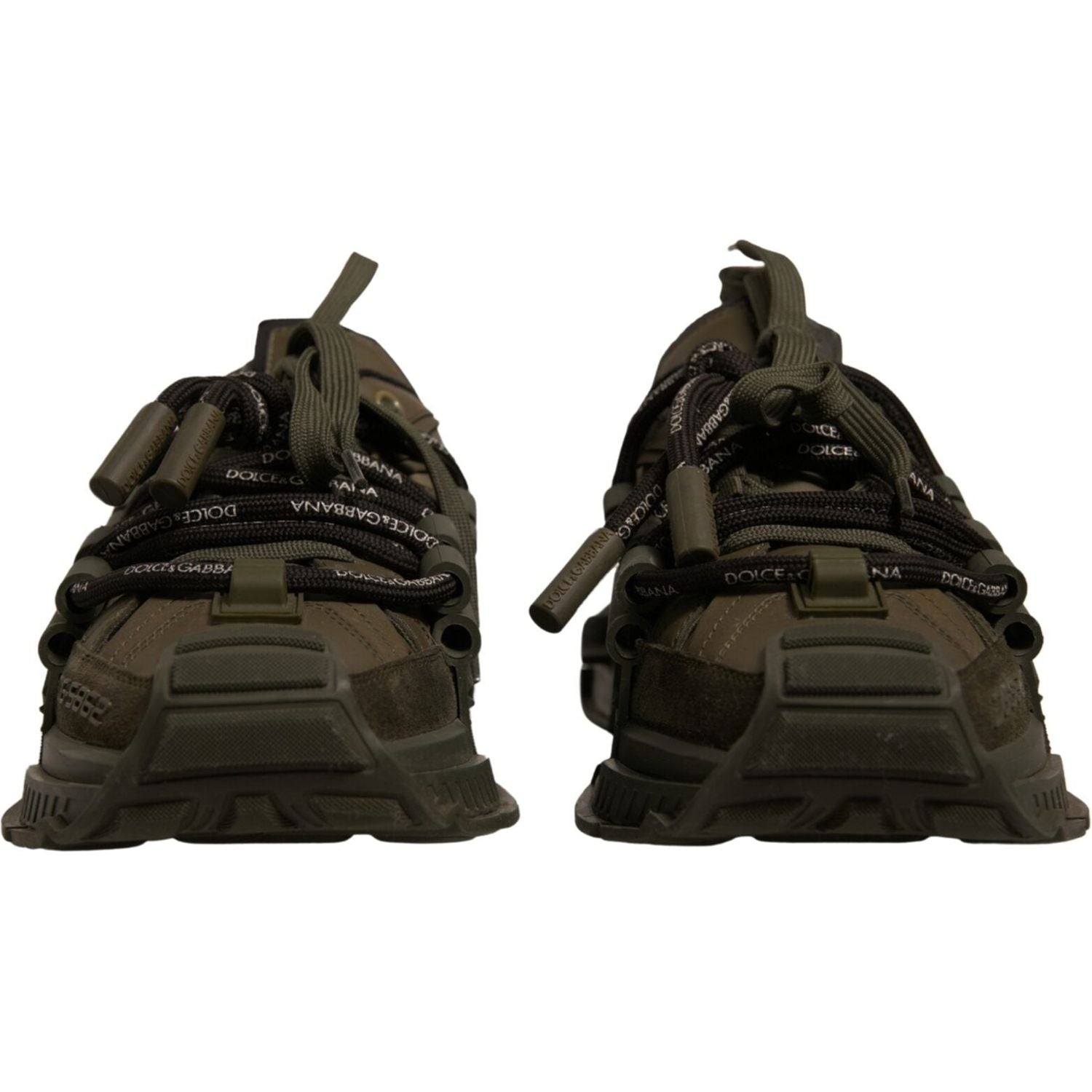 Dolce & Gabbana Military Green Space Low Top Sneakers Shoes